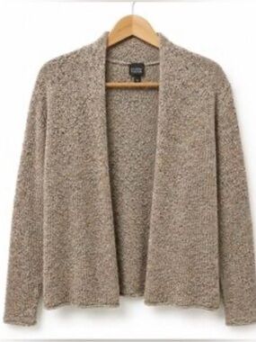 Eileen Fisher 100% Silk Cardigan Size 2X